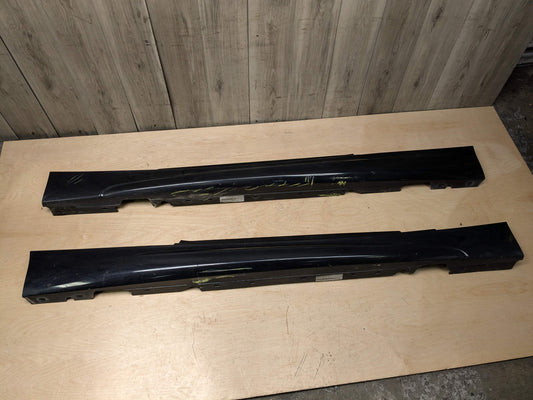 OEM BMW E82 E88 128 135 M SPORT Left Right Side Skirt Rocker Panel Black 668
