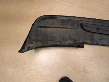 08-13 OEM BMW E82 E88 Rear M SPORT Bumper Lower Insert Single Exhaust Diffuser