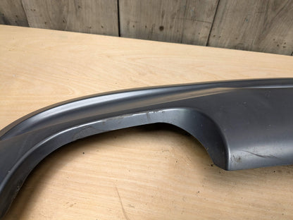 08-13 OEM BMW E82 E88 Rear M SPORT Bumper Lower Insert Single Exhaust Diffuser