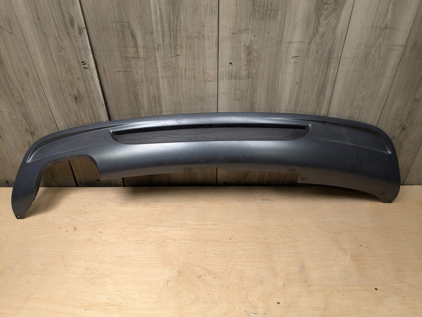 08-13 OEM BMW E82 E88 Rear M SPORT Bumper Lower Insert Single Exhaust Diffuser