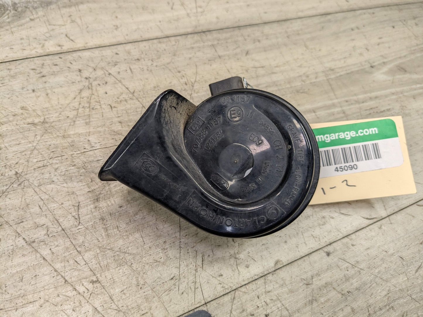 08-13 OEM BMW E82 E88 128i 135i Left Right Horn Signal Low Tone Pitch PAIR