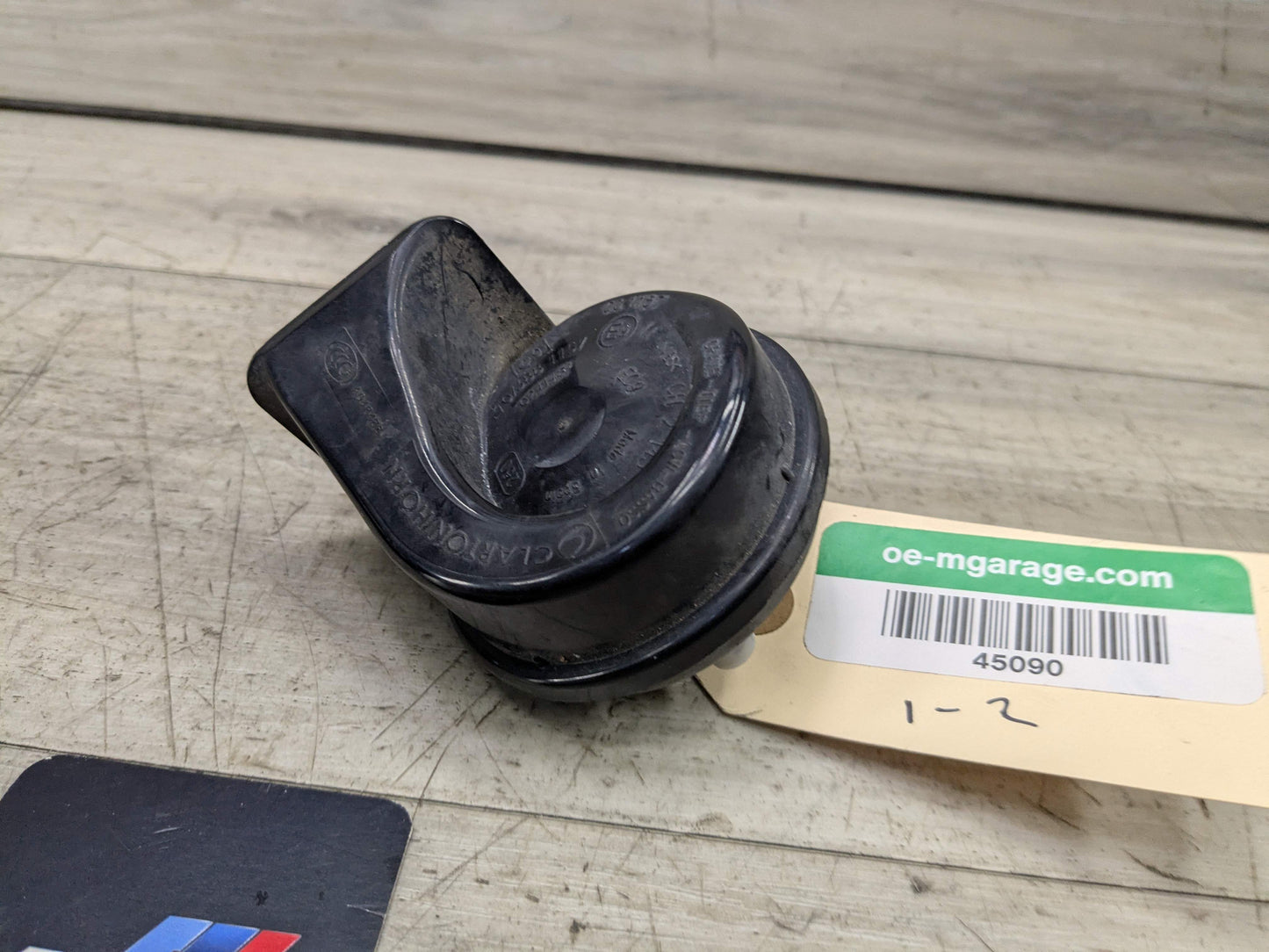 08-13 OEM BMW E82 E88 128i 135i Left Right Horn Signal Low Tone Pitch PAIR