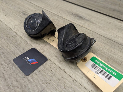 08-13 OEM BMW E82 E88 128i 135i Left Right Horn Signal Low Tone Pitch PAIR