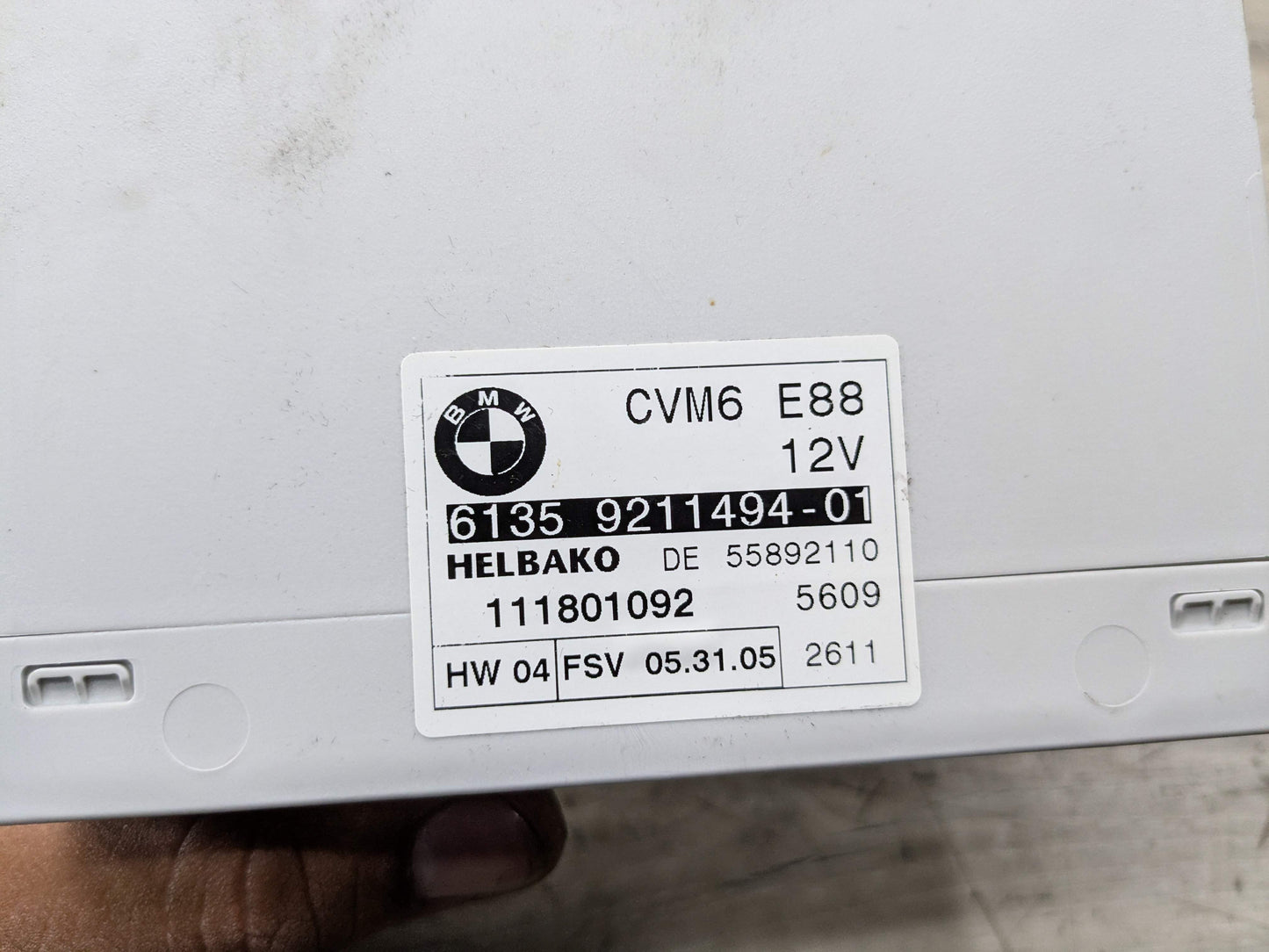 08-13 OEM BMW E88 128 135 Convertible CVM6 Roof Folding Top Control Module Unit