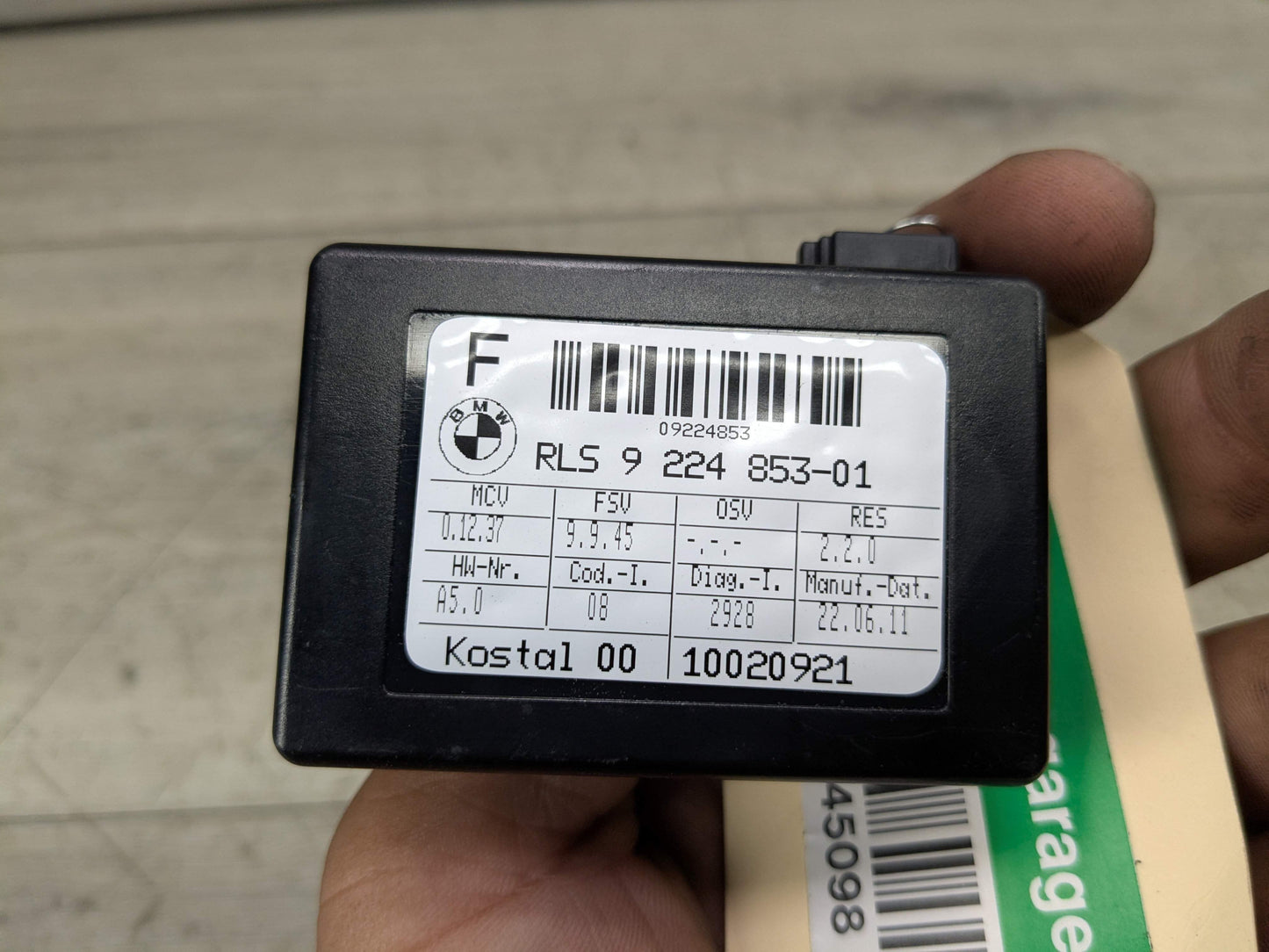 OEM BMW E82 E84 E88 E90 E92 E93 Front Windshield RLS Rain Light Sensor Module