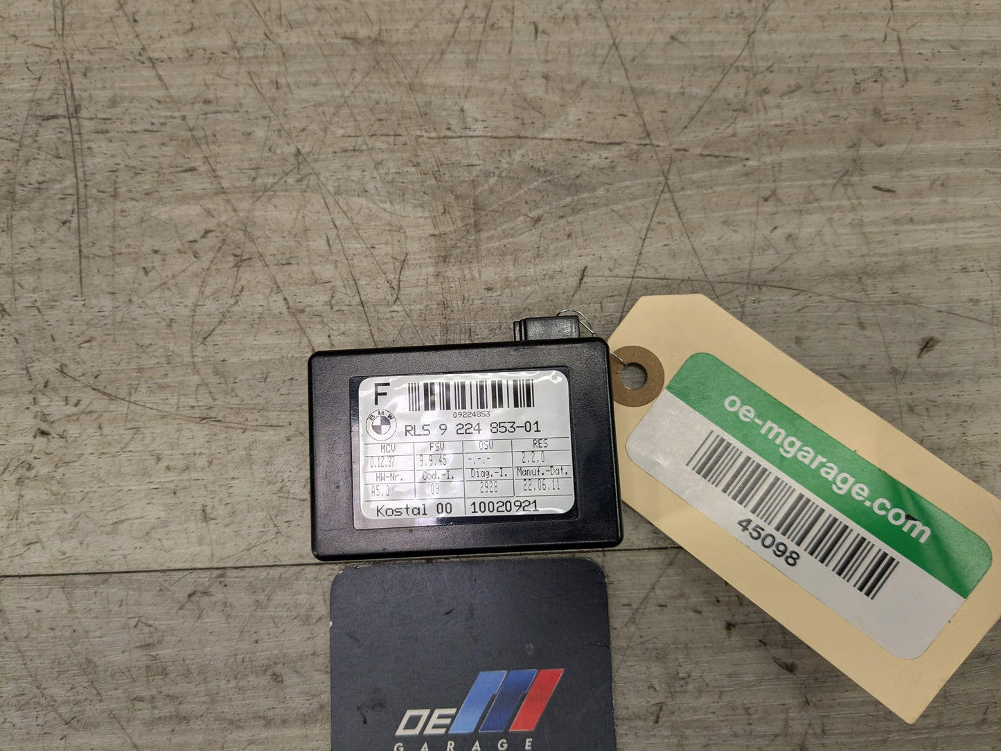 OEM BMW E82 E84 E88 E90 E92 E93 Front Windshield RLS Rain Light Sensor Module