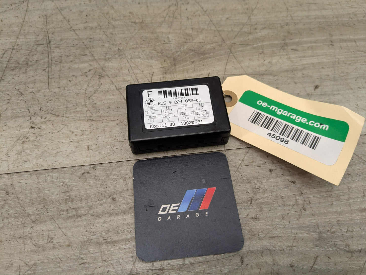 OEM BMW E82 E84 E88 E90 E92 E93 Front Windshield RLS Rain Light Sensor Module