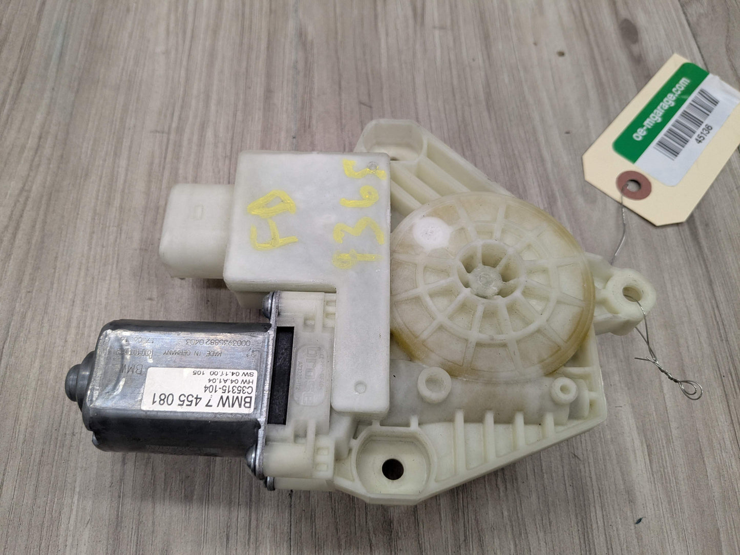 OEM BMW F90 F97 G01 G12* G30 X3 X5 Front Left Driver Door Window Regulator Motor