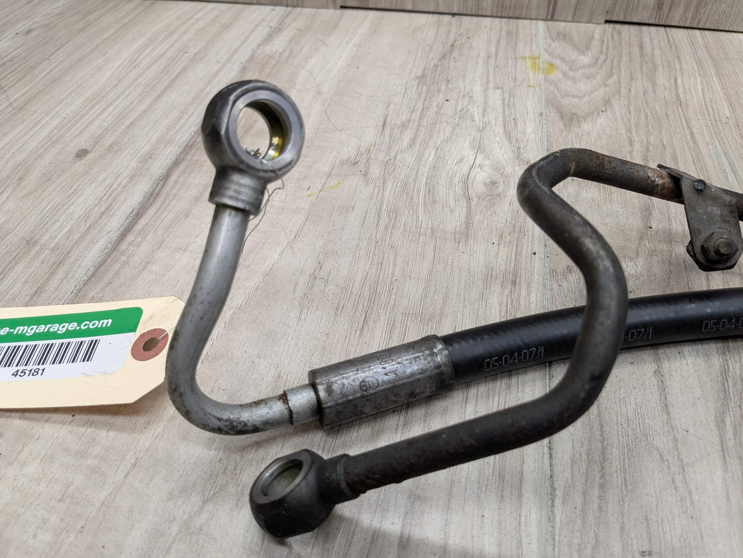 BMW E82 E88 E90 E92 E93 135i 335i RWD N54 N55 Power Steering Rack Pressure Hose