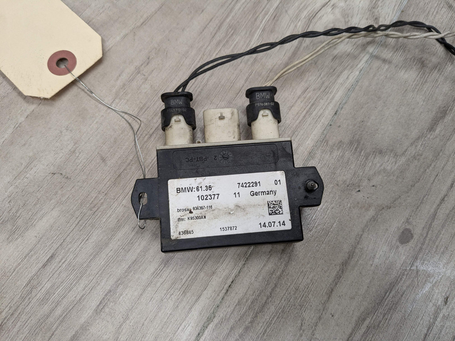 OEM BMW F25 G30 G12 F90 M5 F48 G01 X3 Control Unit Smart Opener Module w/ Sensor