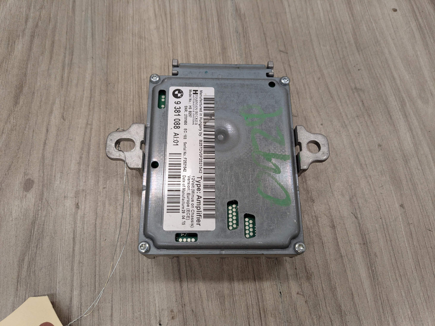 14-17  BMW F22 F23 F33 Control Unit With Active Sound Design Amplifier Harman