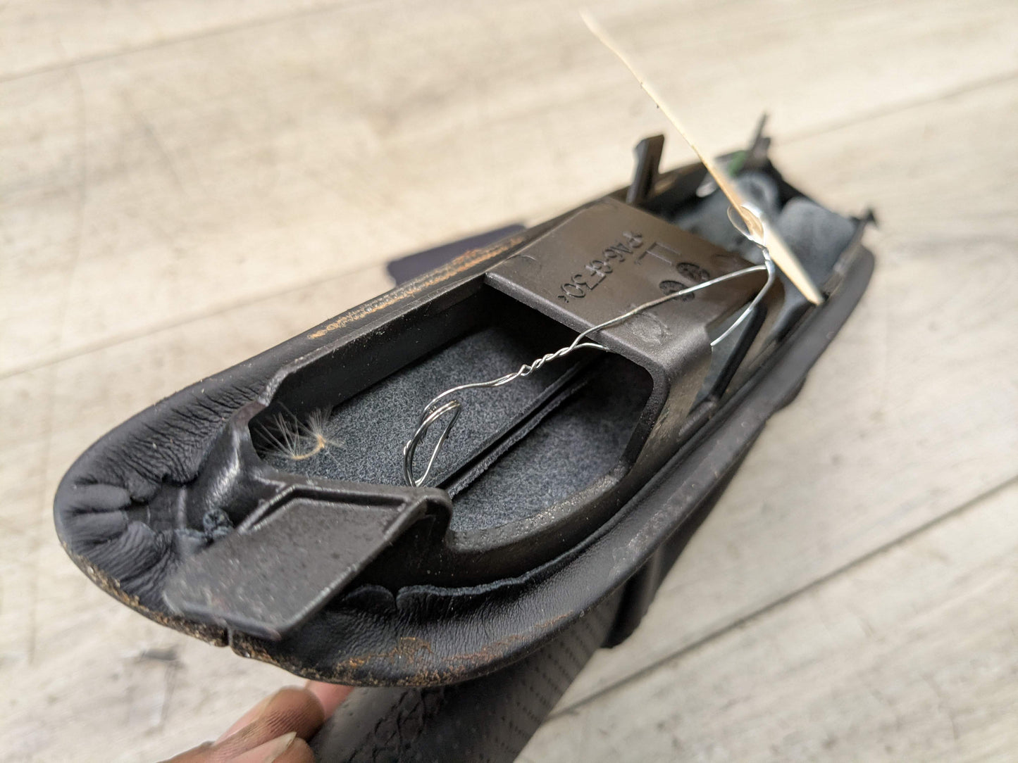 08-13 OEM BMW E88 E82 128 135 Boot Hand Brake Handle Perforated Leather Black