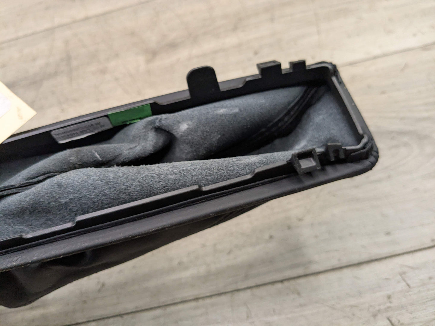 08-13 OEM BMW E88 E82 128 135 Boot Hand Brake Handle Perforated Leather Black