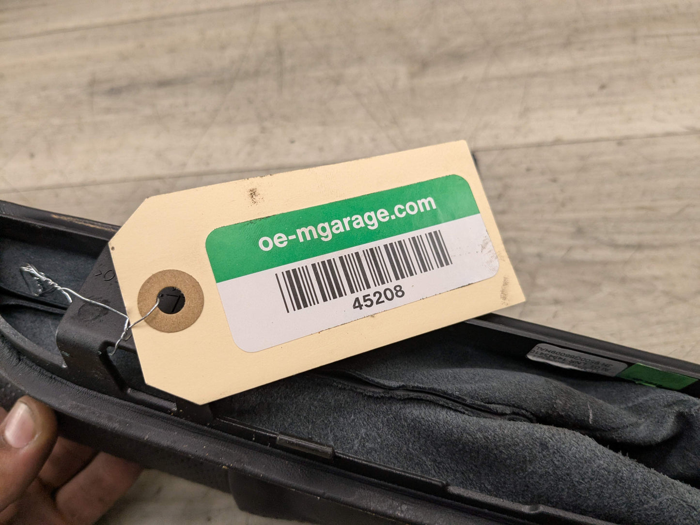 08-13 OEM BMW E88 E82 128 135 Boot Hand Brake Handle Perforated Leather Black