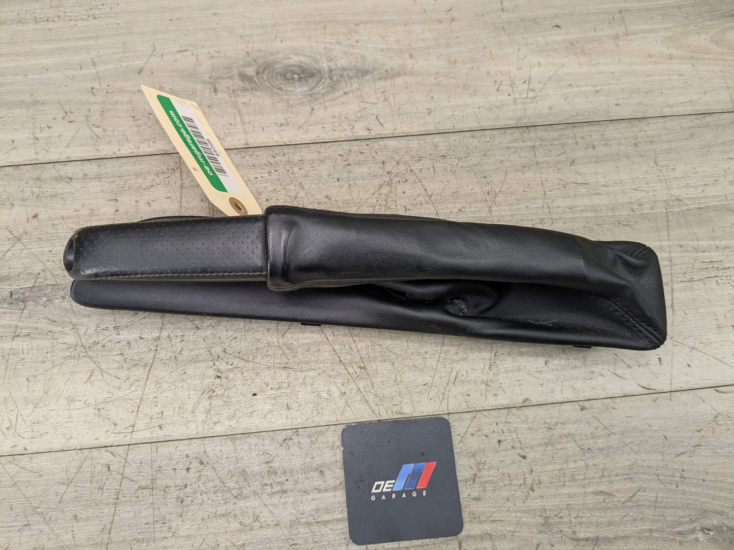 08-13 OEM BMW E88 E82 128 135 Boot Hand Brake Handle Perforated Leather Black