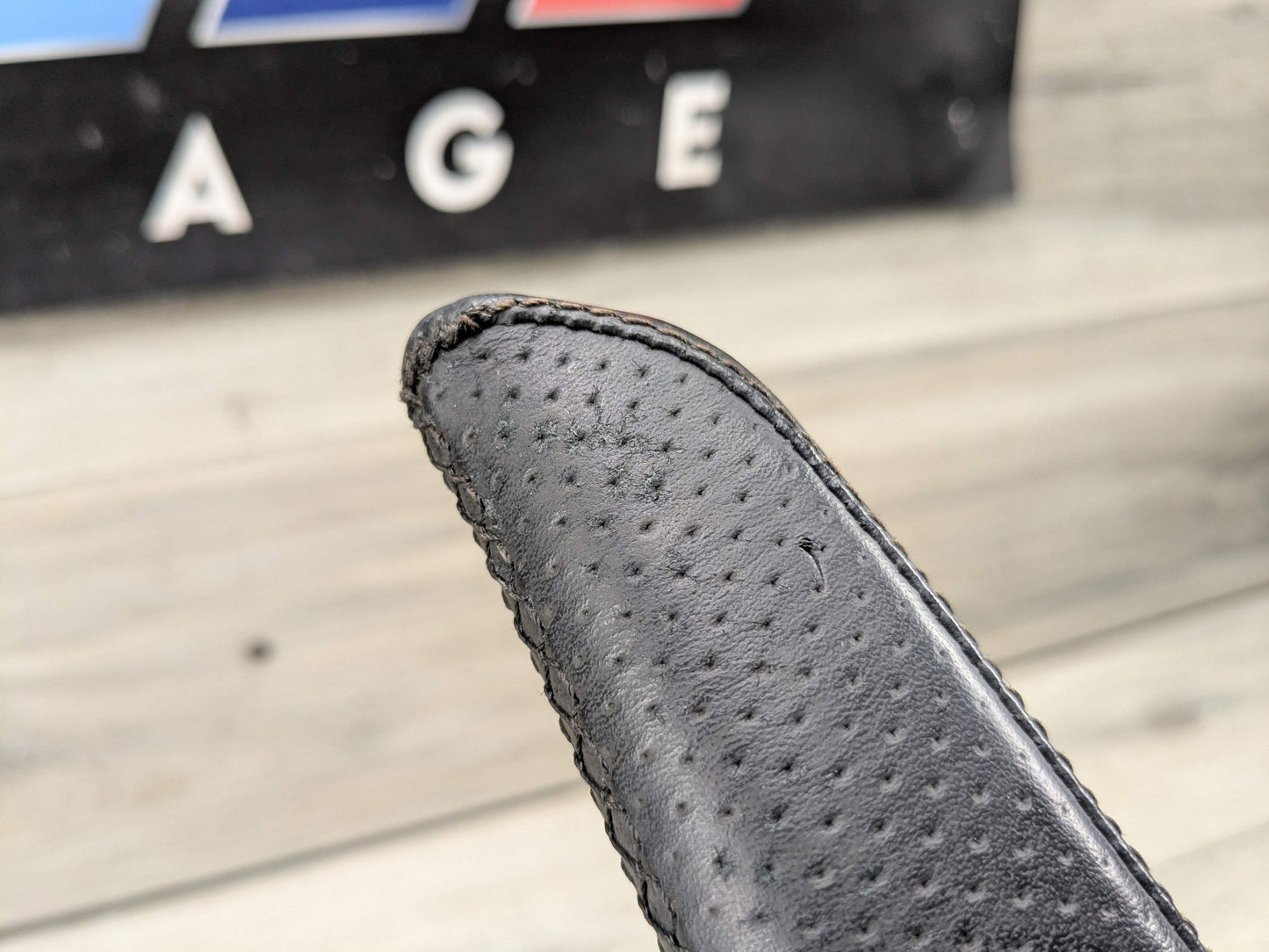 08-13 OEM BMW E88 E82 128 135 Boot Hand Brake Handle Perforated Leather Black