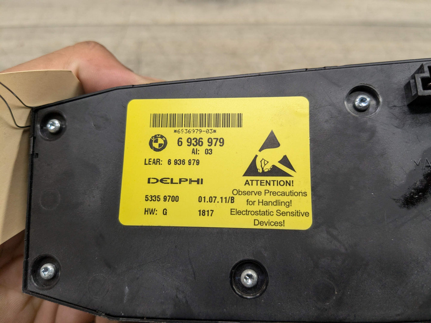 OEM BMW E90 E92 E93 328 335 Front Left Driver Seat Adjust Memory Control Switch