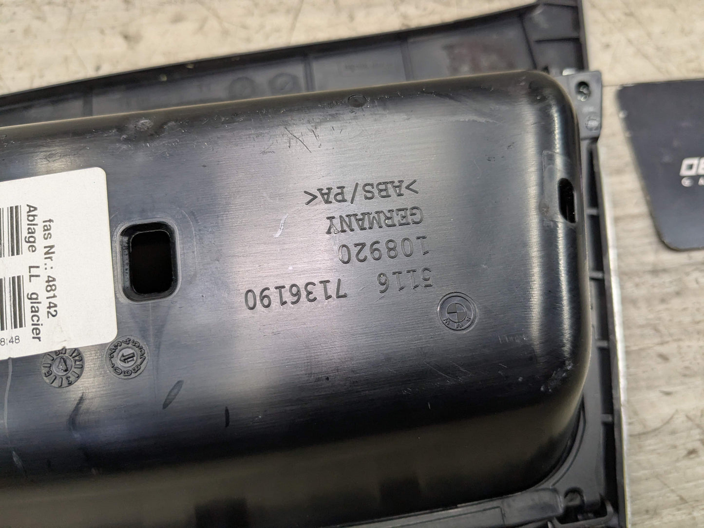 08-13 OEM BMW E82 E88 135 Aluminum Glacier Silver Dash Doors Interior Trim SET