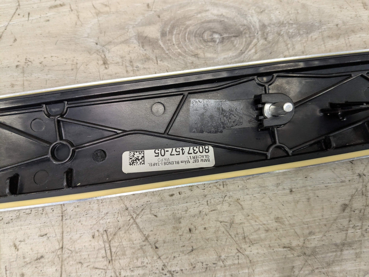 08-13 OEM BMW E82 E88 135 Aluminum Glacier Silver Dash Doors Interior Trim SET