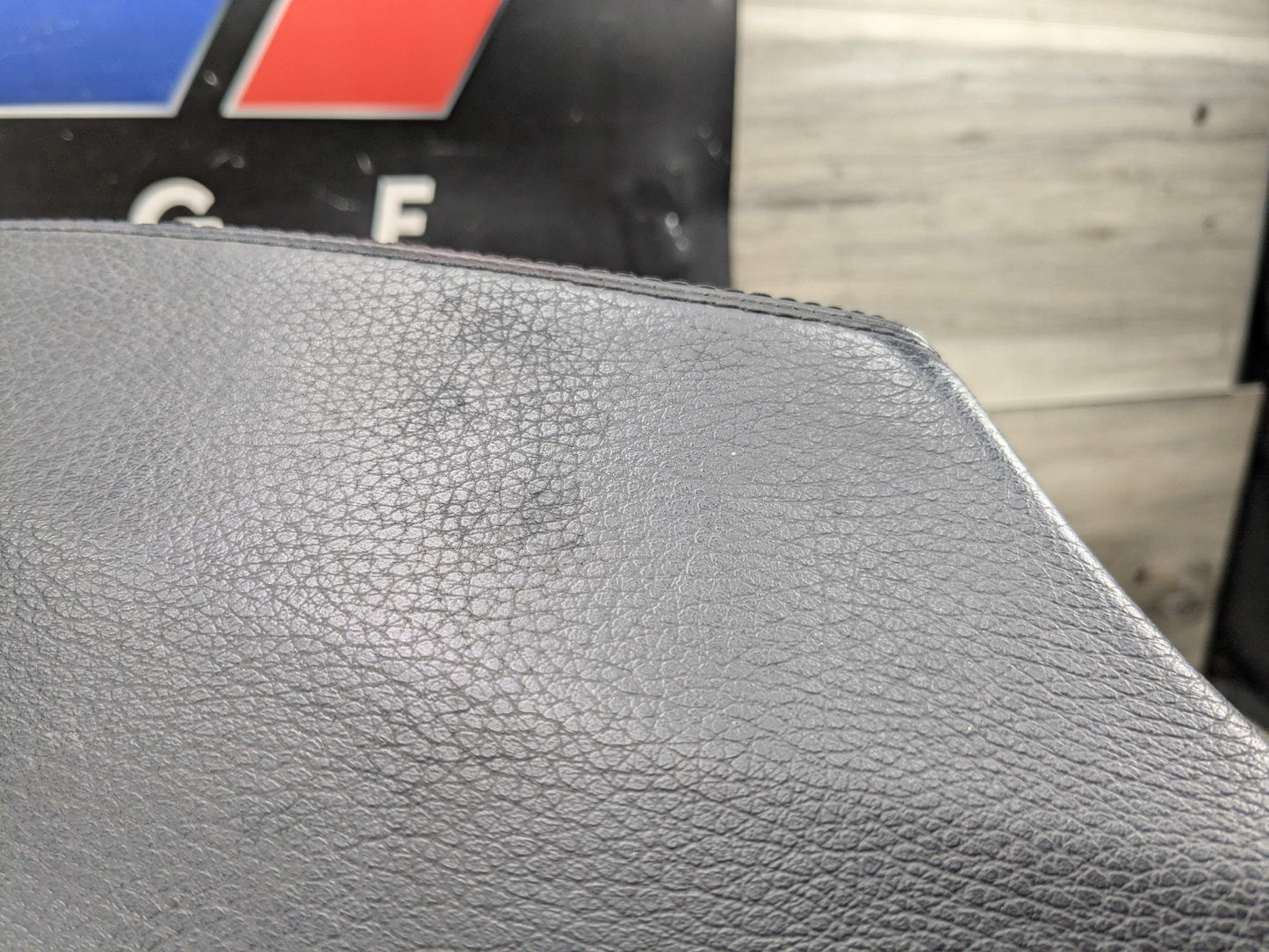 08-13 OEM BMW E88 128i 135i Center Console Armrest Tray Leather SCHWARTZ Black