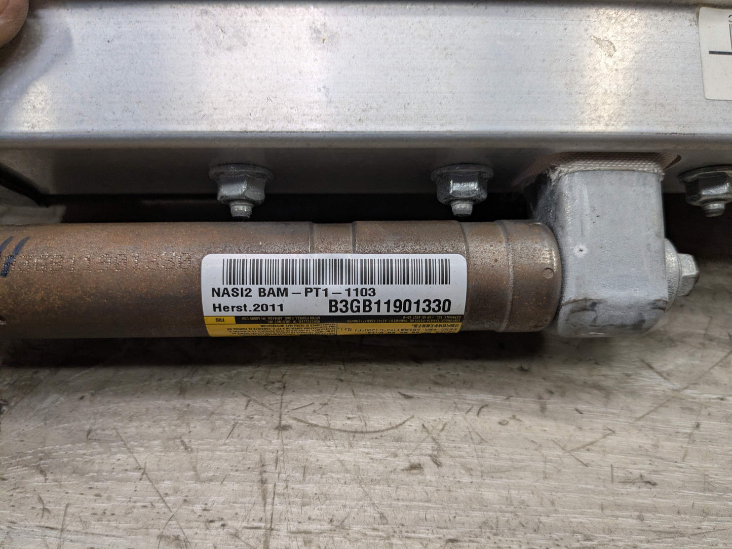 OEM BMW E88 128 135 Convertible Right Passenger Knee Airbag Glove Box