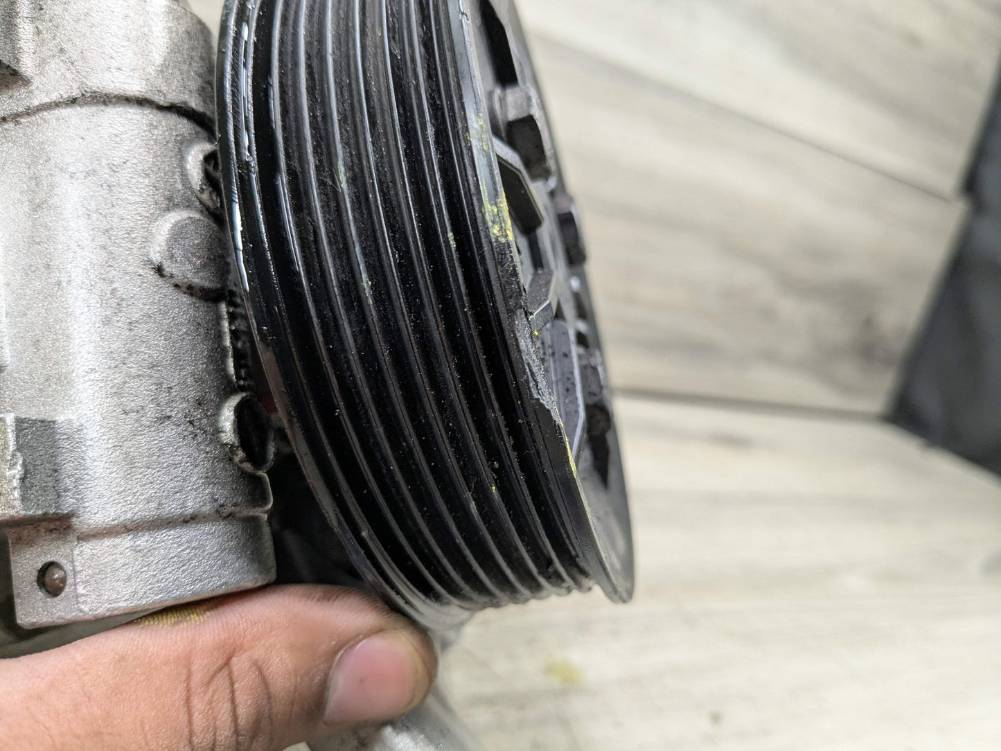 06-13 OEM BMW E82 E88 E90 E92 E93 Hydraulic Power Steering Pump Pulley N54 N55*