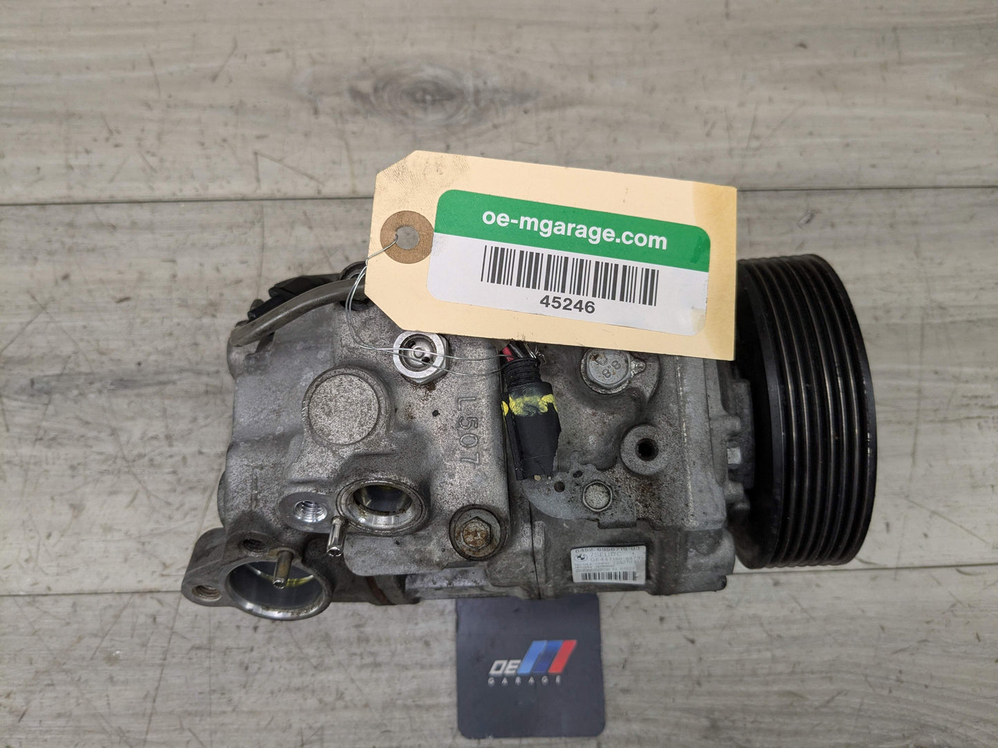 *OEM BMW E82 E88 E89 E90 E92 E93 AC Compressor Clutch A/C Pump Pulley N54 N55