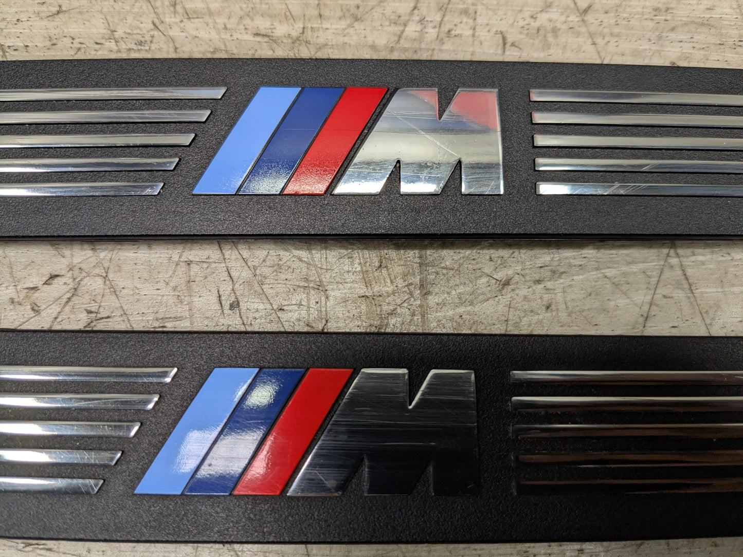 08-13 OEM BMW E88 128 135 Left Right Side M SPORT Door Sills Cover Trim SET