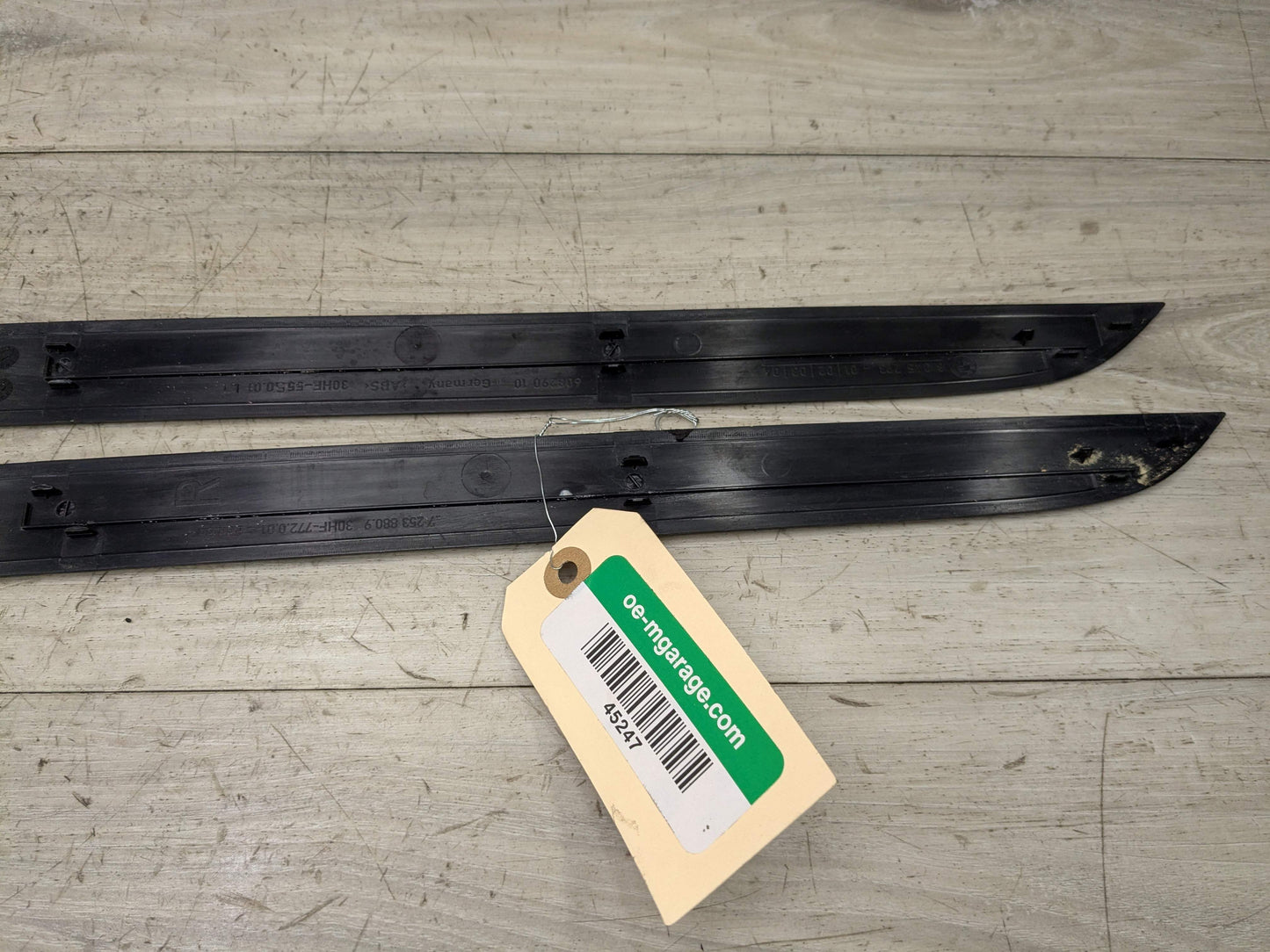 08-13 OEM BMW E88 128 135 Left Right Side M SPORT Door Sills Cover Trim SET