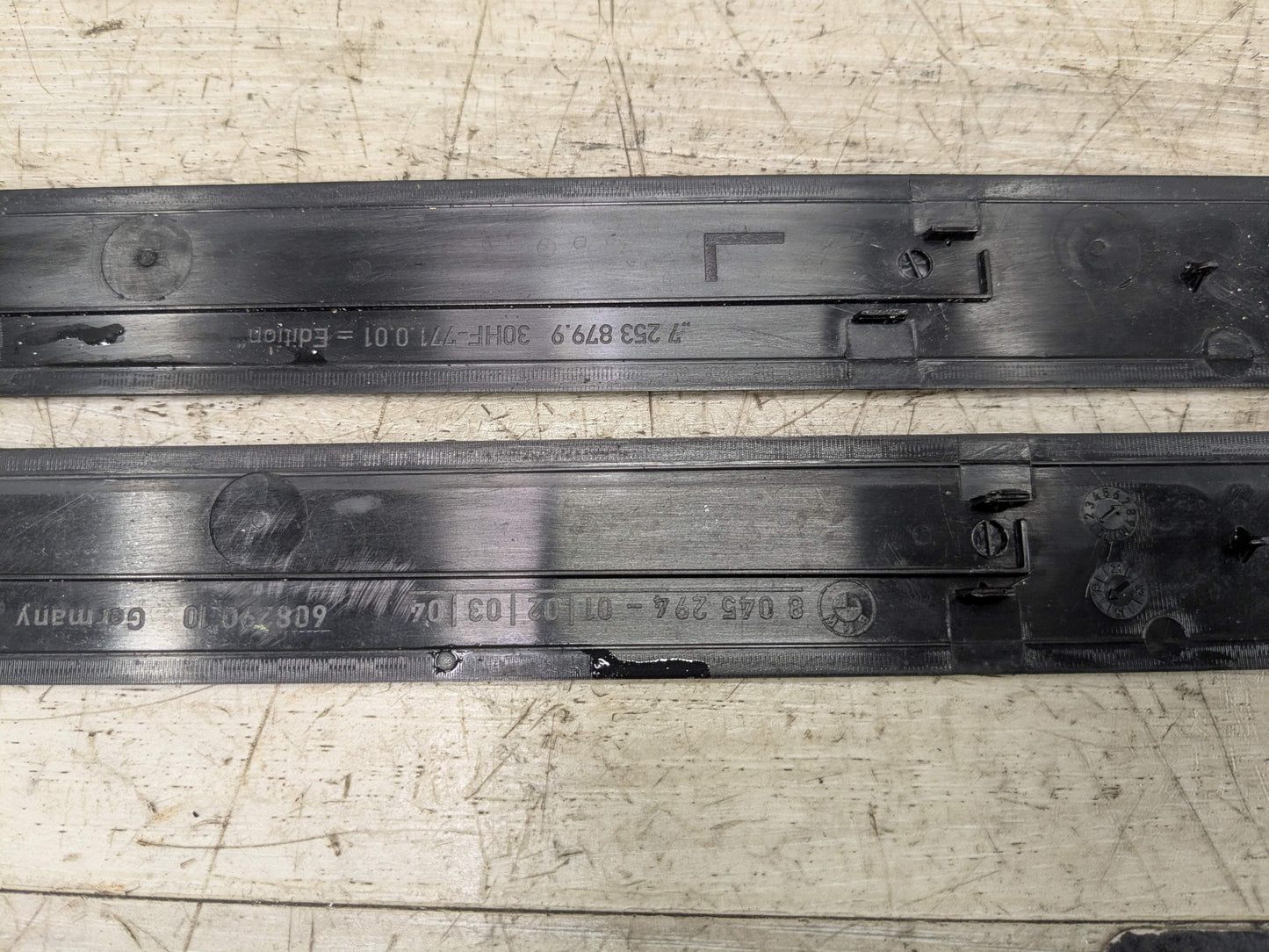 08-13 OEM BMW E88 128 135 Left Right Side M SPORT Door Sills Cover Trim SET