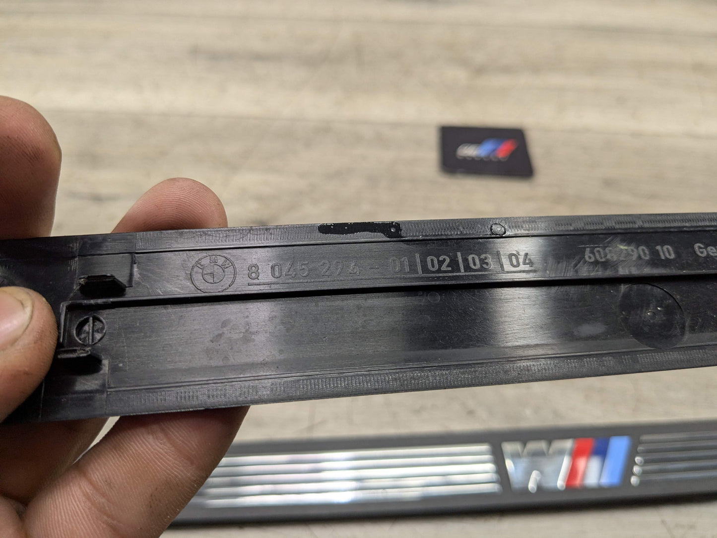 08-13 OEM BMW E88 128 135 Left Right Side M SPORT Door Sills Cover Trim SET