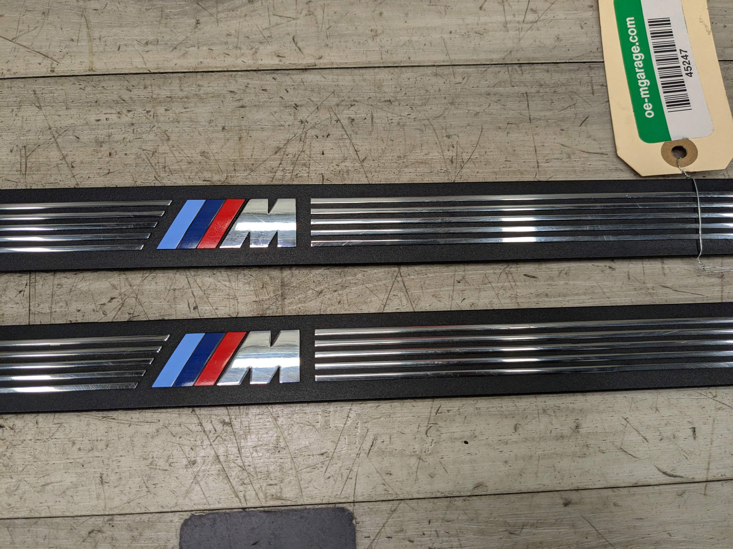 08-13 OEM BMW E88 128 135 Left Right Side M SPORT Door Sills Cover Trim SET