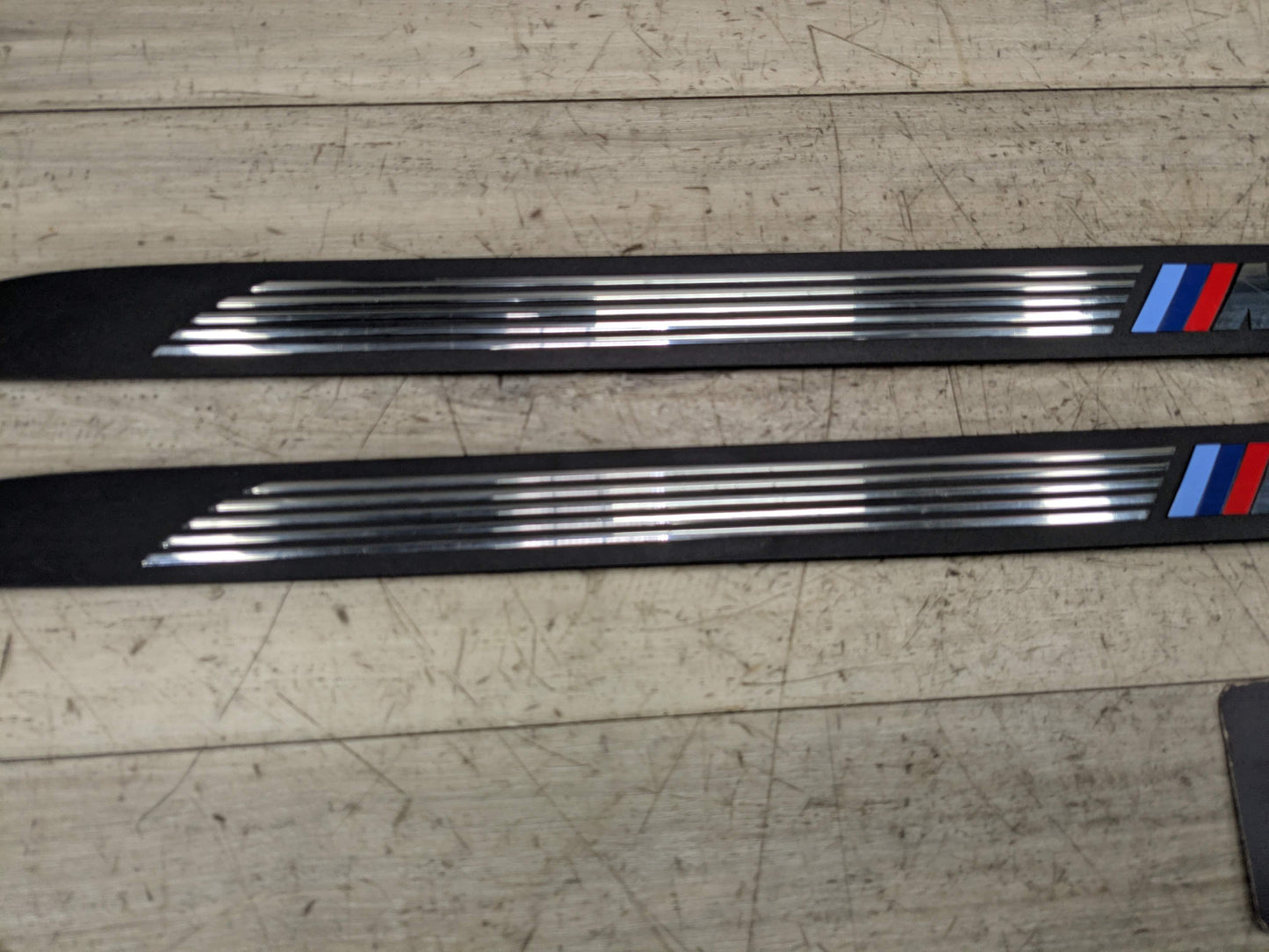 08-13 OEM BMW E88 128 135 Left Right Side M SPORT Door Sills Cover Trim SET