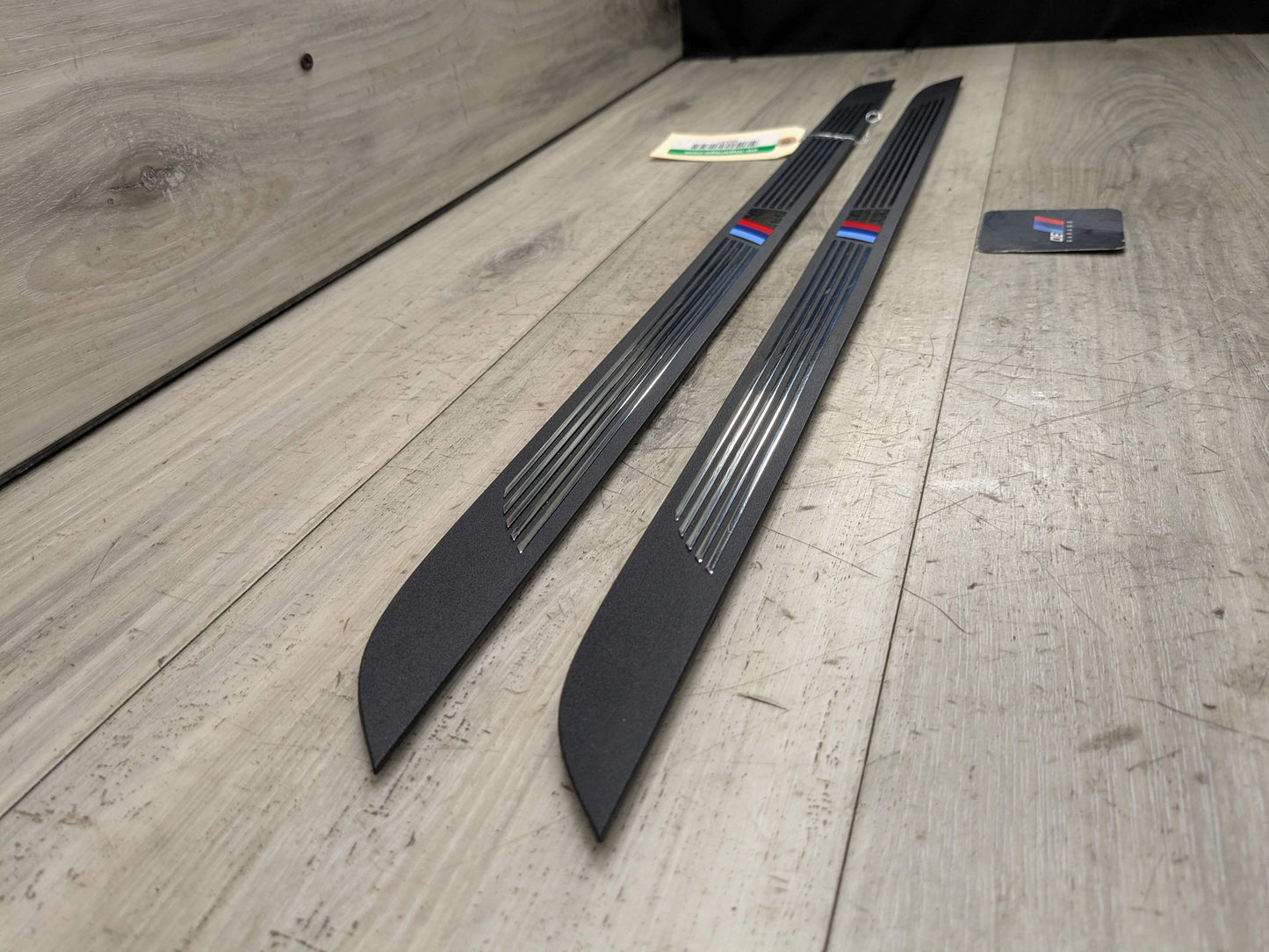 08-13 OEM BMW E88 128 135 Left Right Side M SPORT Door Sills Cover Trim SET