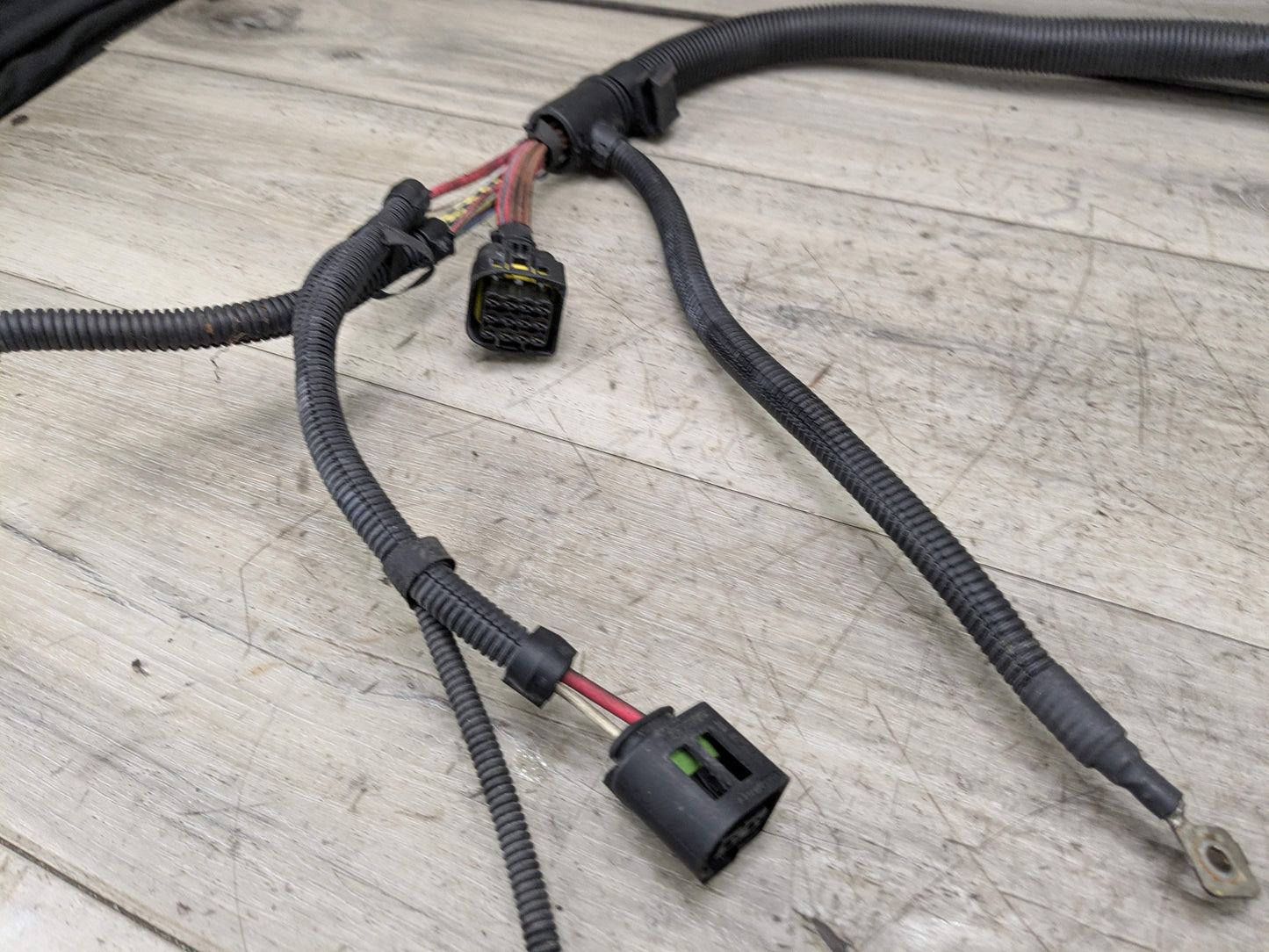 11-13 OEM BMW E92 E93 335 N55 Engine Transmission Module Box Wire Harness