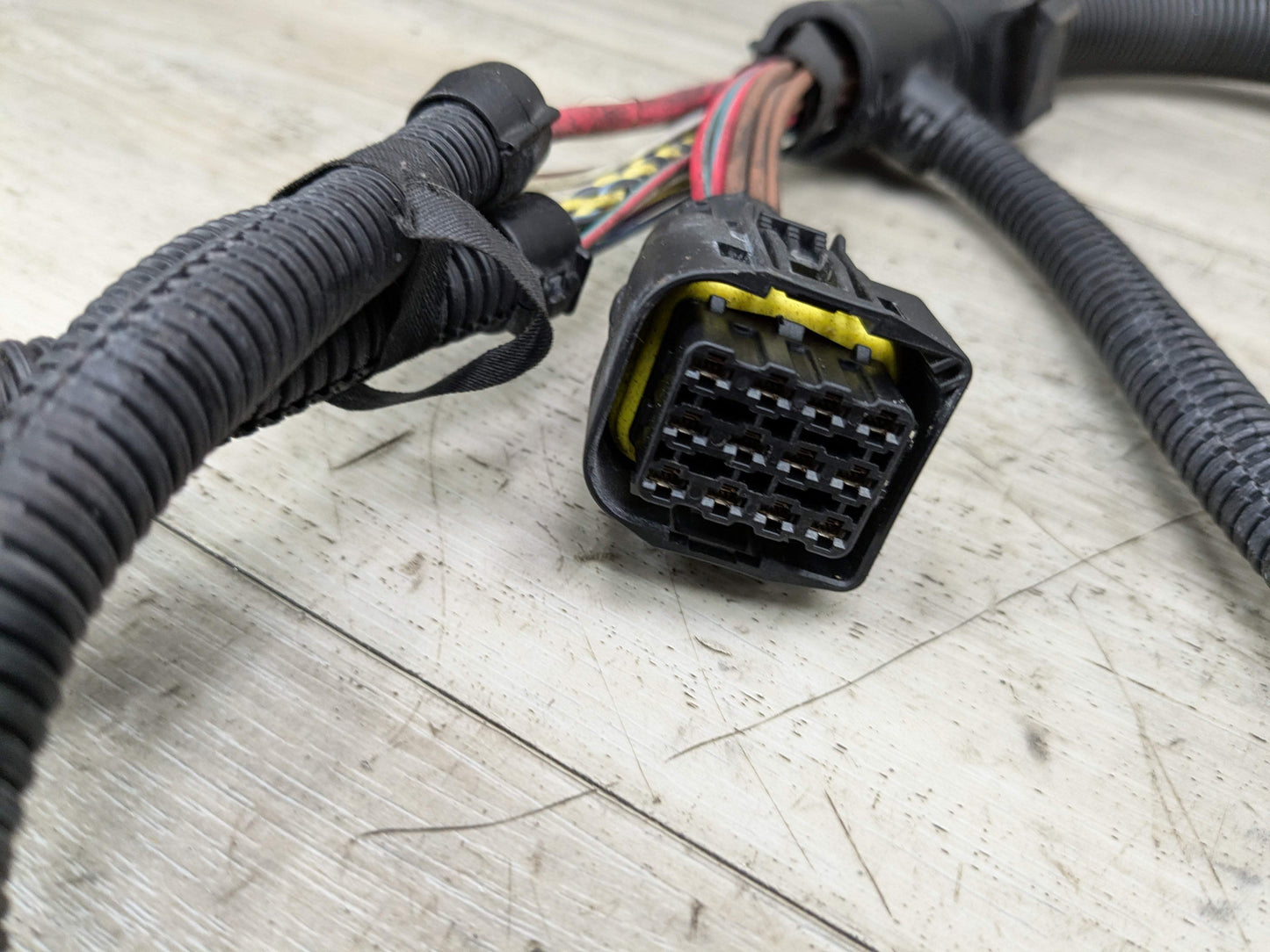 11-13 OEM BMW E92 E93 335 N55 Engine Transmission Module Box Wire Harness