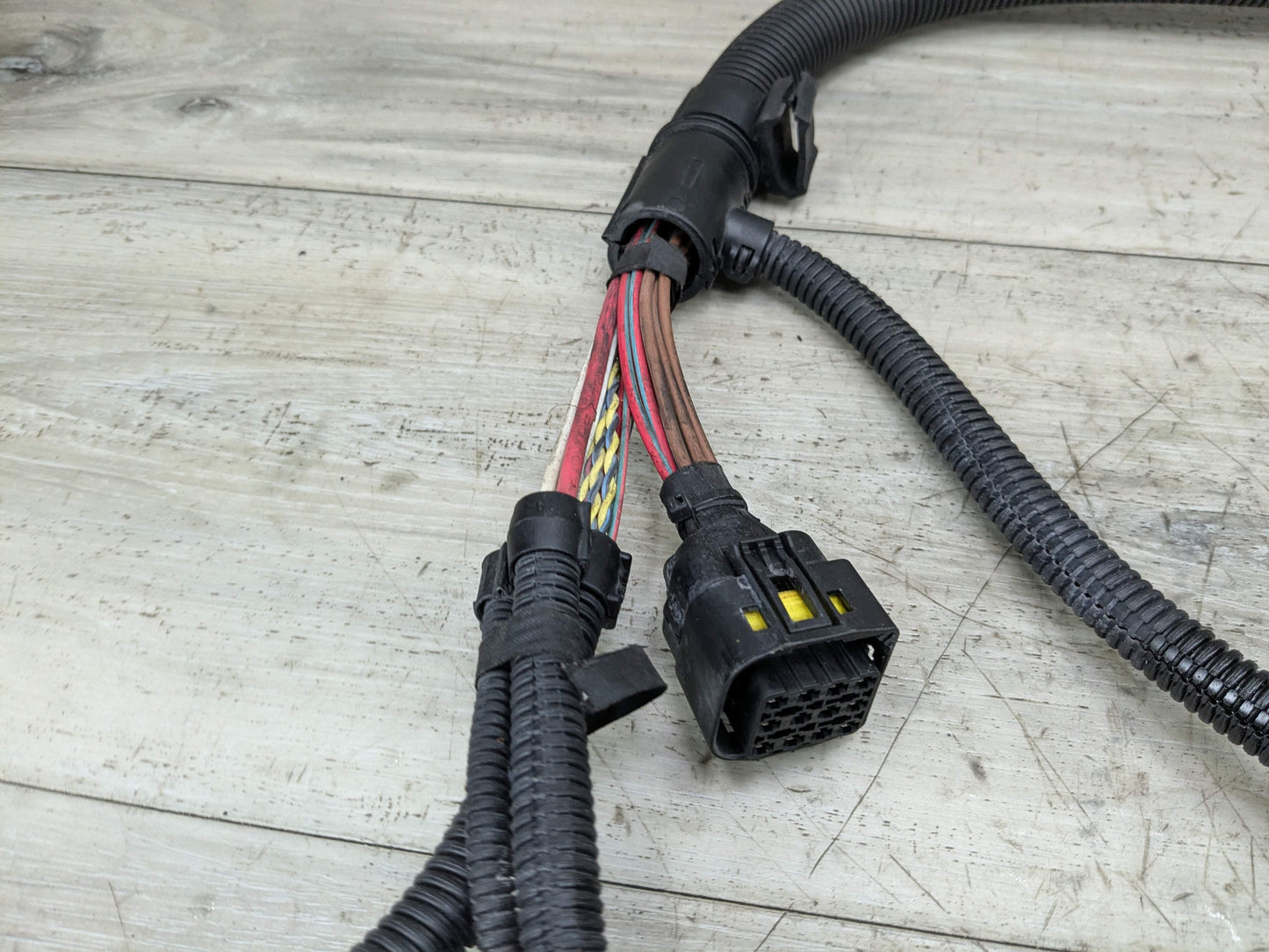 11-13 OEM BMW E92 E93 335 N55 Engine Transmission Module Box Wire Harness