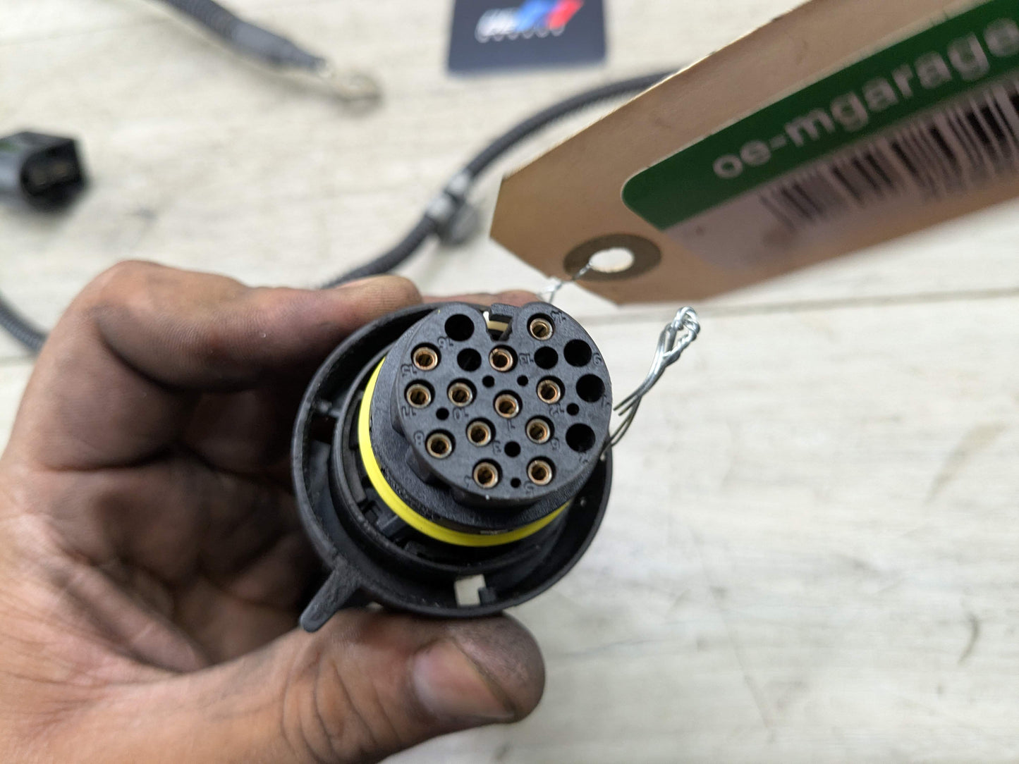 11-13 OEM BMW E92 E93 335 N55 Engine Transmission Module Box Wire Harness