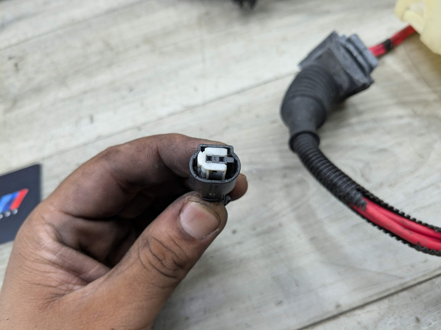 11-13 OEM BMW E92 E93 335 N55 Engine Transmission Module Box Wire Harness