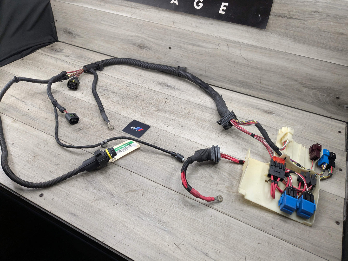 11-13 OEM BMW E92 E93 335 N55 Engine Transmission Module Box Wire Harness