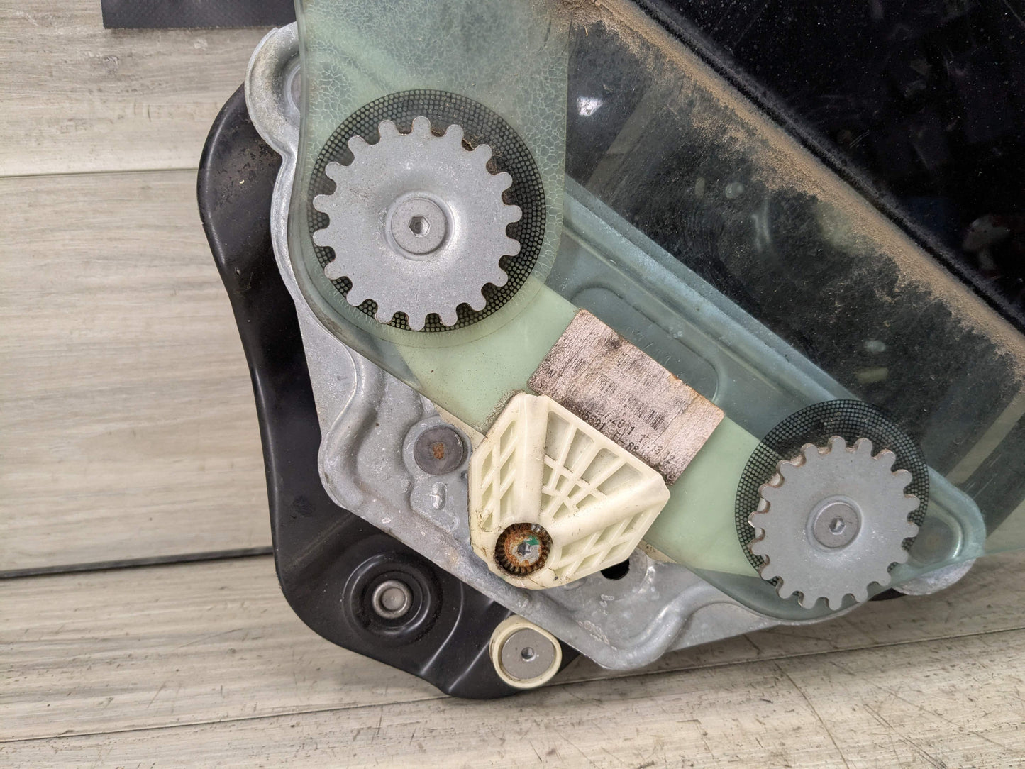 OEM BMW E88 128 135 Convertible Rear Left Quarter Window Glass Regulator w Motor