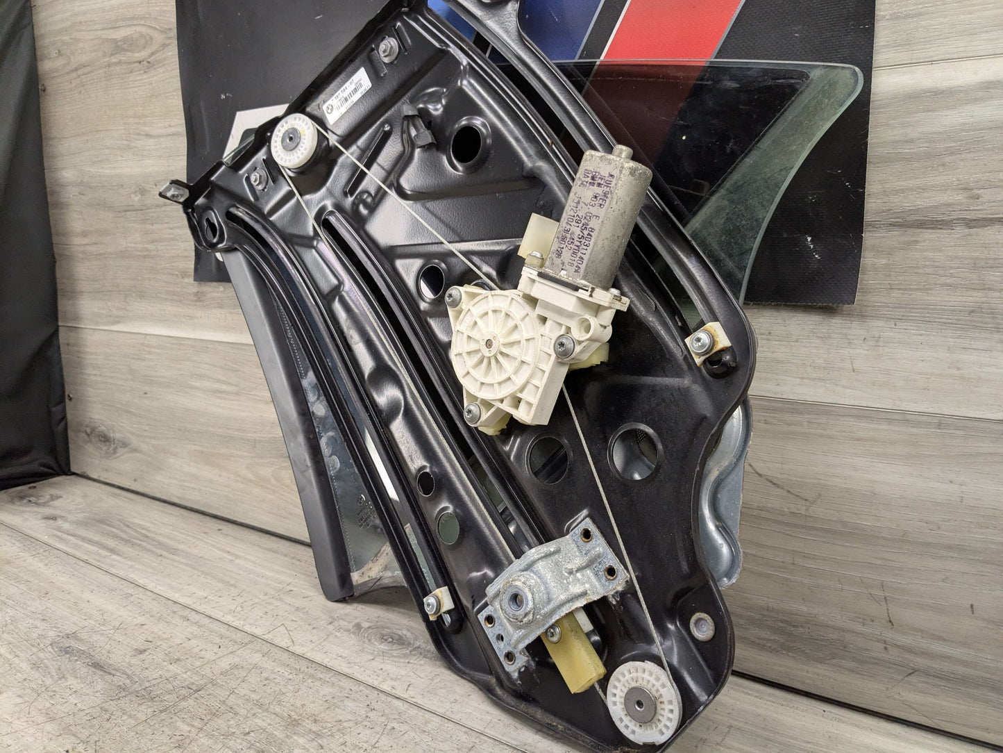 OEM BMW E88 128 135 Convertible Rear Right Passenger Window Regulator Motor
