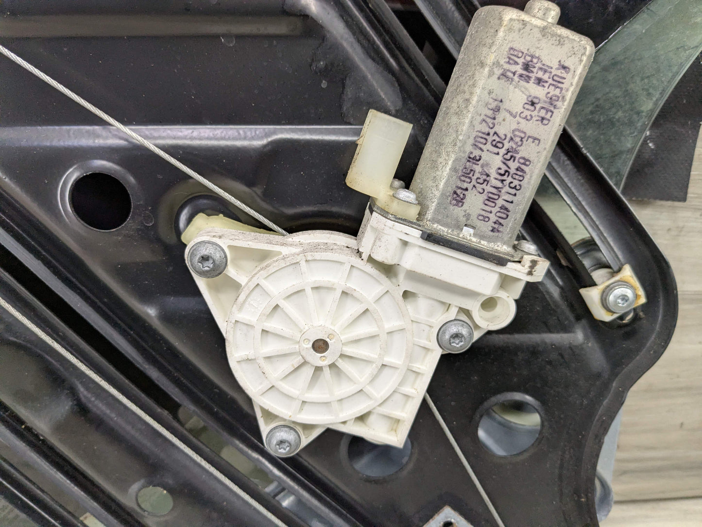 OEM BMW E88 128 135 Convertible Rear Right Passenger Window Regulator Motor