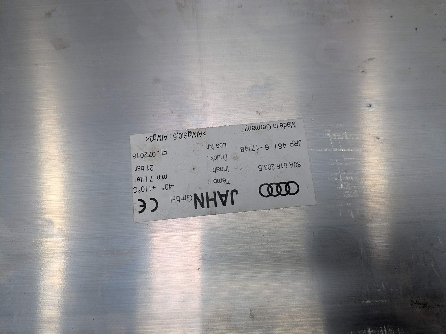 18-24 OEM AUDI Q5 SQ5 Air Ride Active Suspension Fluid Reservoir Tank