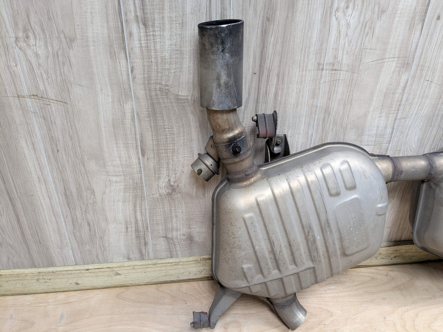 07-10 OEM BMW E92 E93 335i N54 Exhaust Muffler Boysen W/ Tips SET