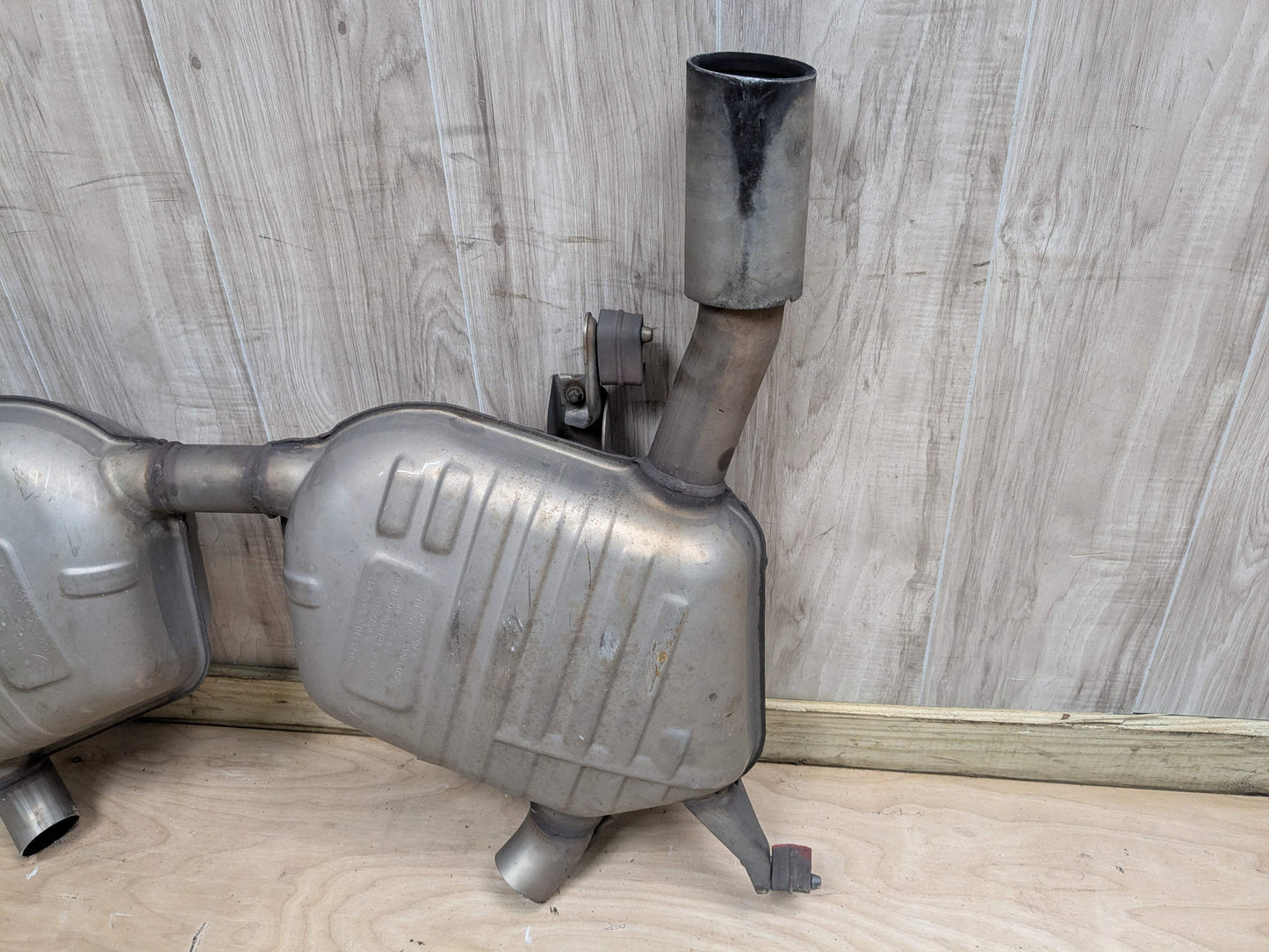 07-10 OEM BMW E92 E93 335i N54 Exhaust Muffler Boysen W/ Tips SET