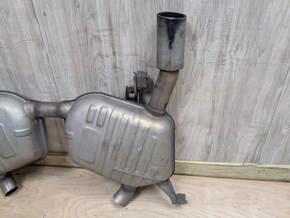 07-10 OEM BMW E92 E93 335i N54 Exhaust Muffler Boysen W/ Tips SET