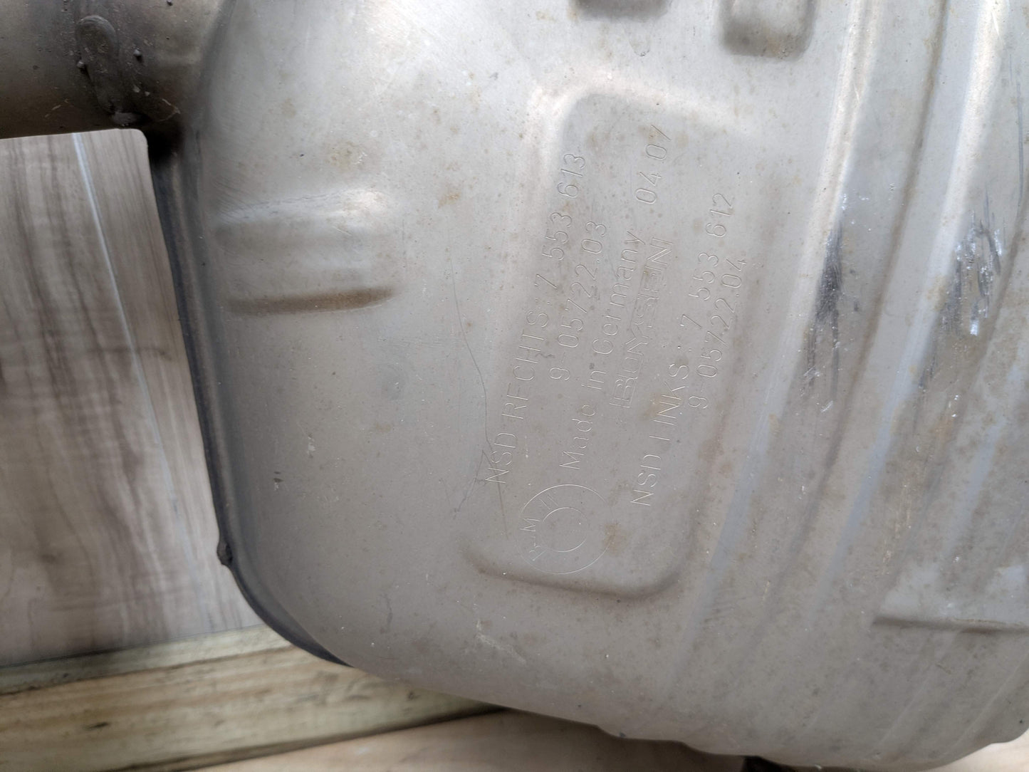 07-10 OEM BMW E92 E93 335i N54 Exhaust Muffler Boysen W/ Tips SET