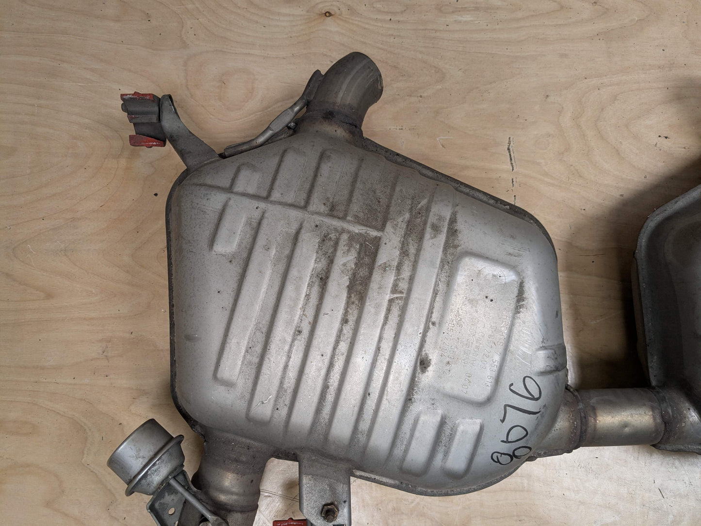 07-10 OEM BMW E92 E93 335i N54 Exhaust Muffler Boysen W/ Tips SET