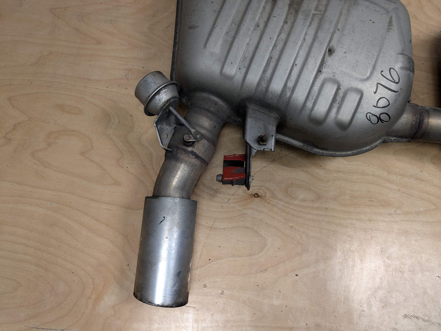 07-10 OEM BMW E92 E93 335i N54 Exhaust Muffler Boysen W/ Tips SET